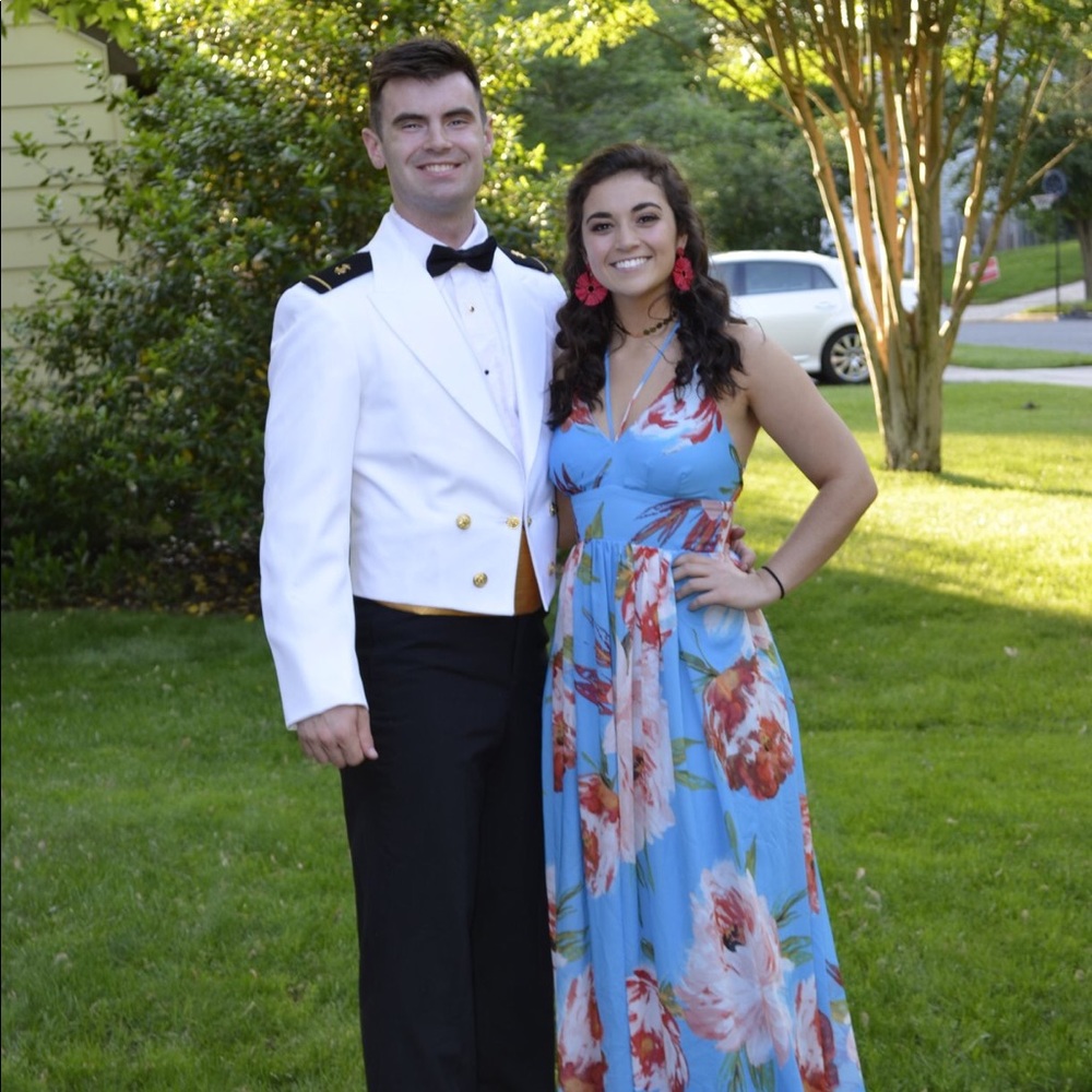 Floral formal dress